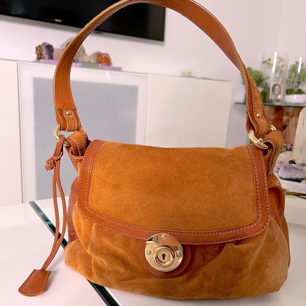 Marc Jacobs leather and suede bag - Picture 2 of 13